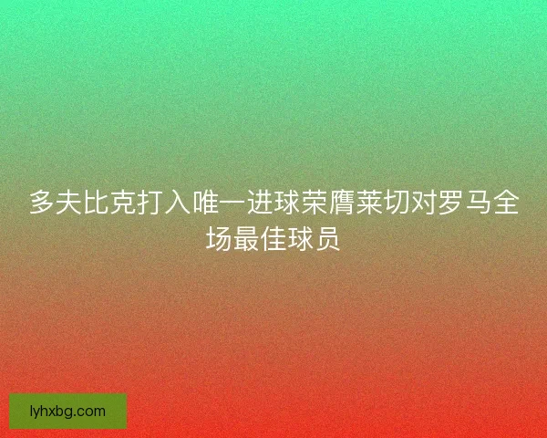 多夫比克打入唯一进球荣膺莱切对罗马全场最佳球员
